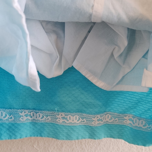 Lilly Pulitzer Women Kolby Cotton Short Sleeve Dress Floral Blue Size 10 - Picture 5 of 14